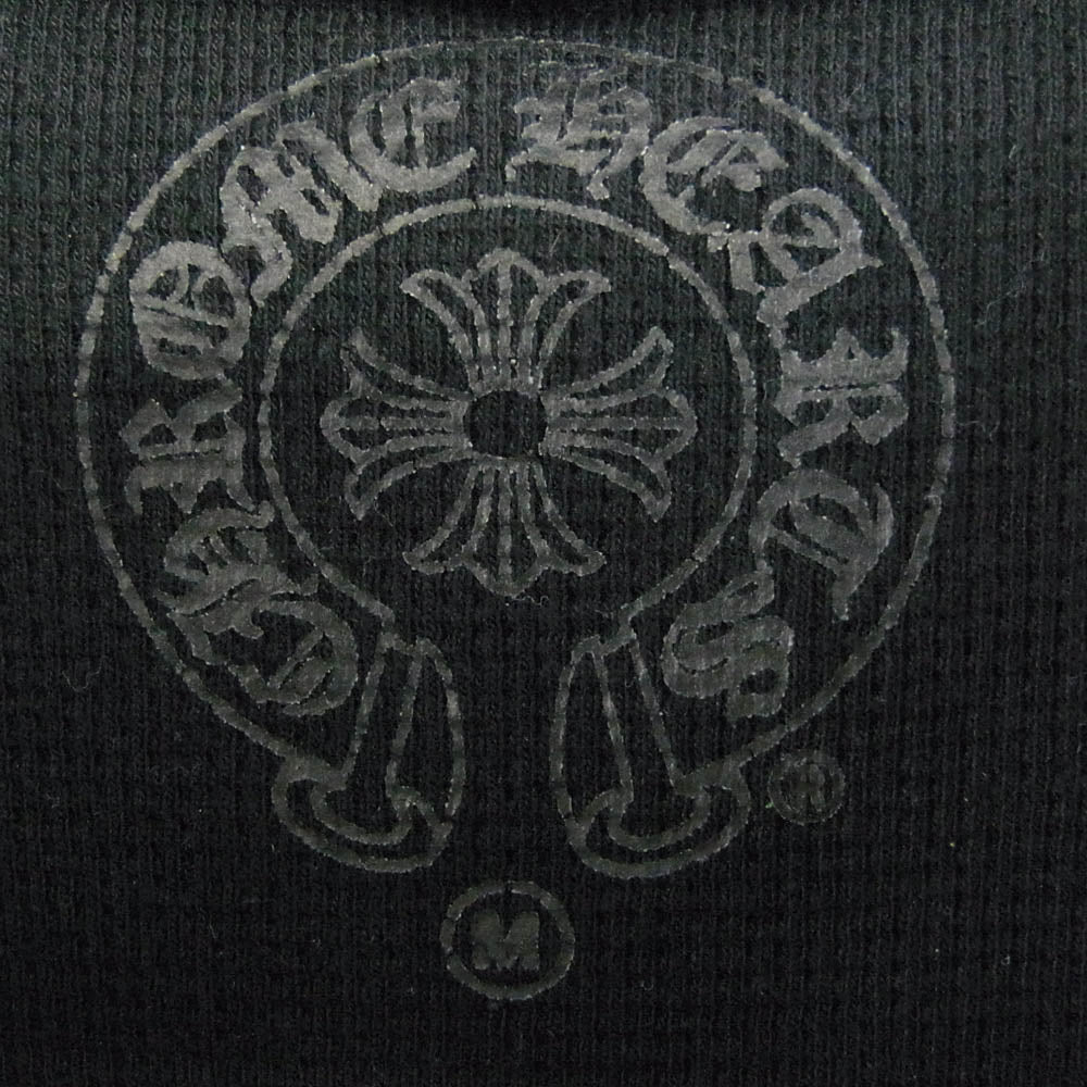 CHROME HEARTS クロムハーツ（原本無） SWTSHRT HD ZIP アームロゴ ダガージップ ジップアップ フーディ パーカー ブラック系 M【中古】