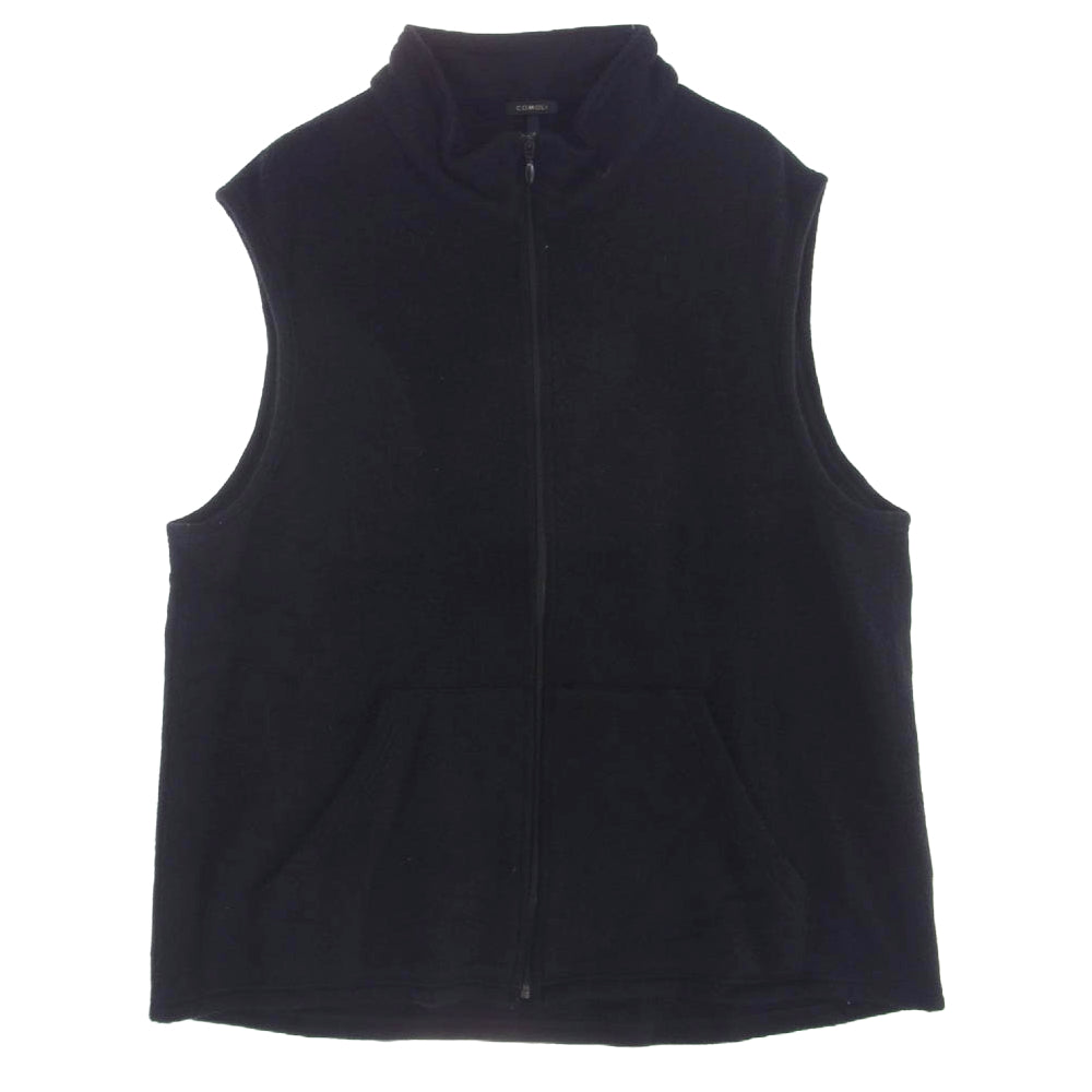 COMOLI コモリ 22AW W03-05014 SILK FLEECE VEST シルクフリース ベスト ブラック系 3【中古】