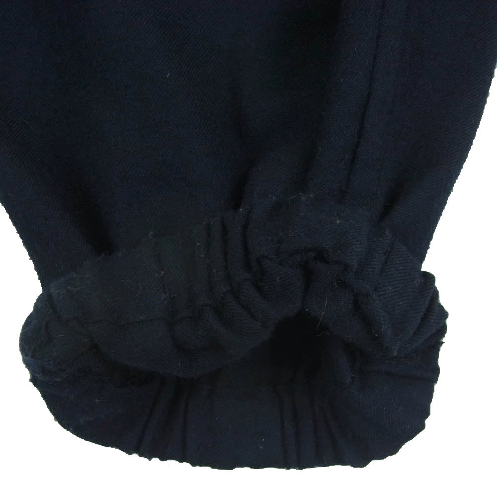 COMOLI コモリ 22AW W03-03007 ウールビエラ ドローストリング パンツ 日本製 ダークネイビー系 2【中古】