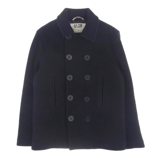 schott ショット ジェネラルサプライ別注 PEA COAT ピーコート ブラック系 42【中古】