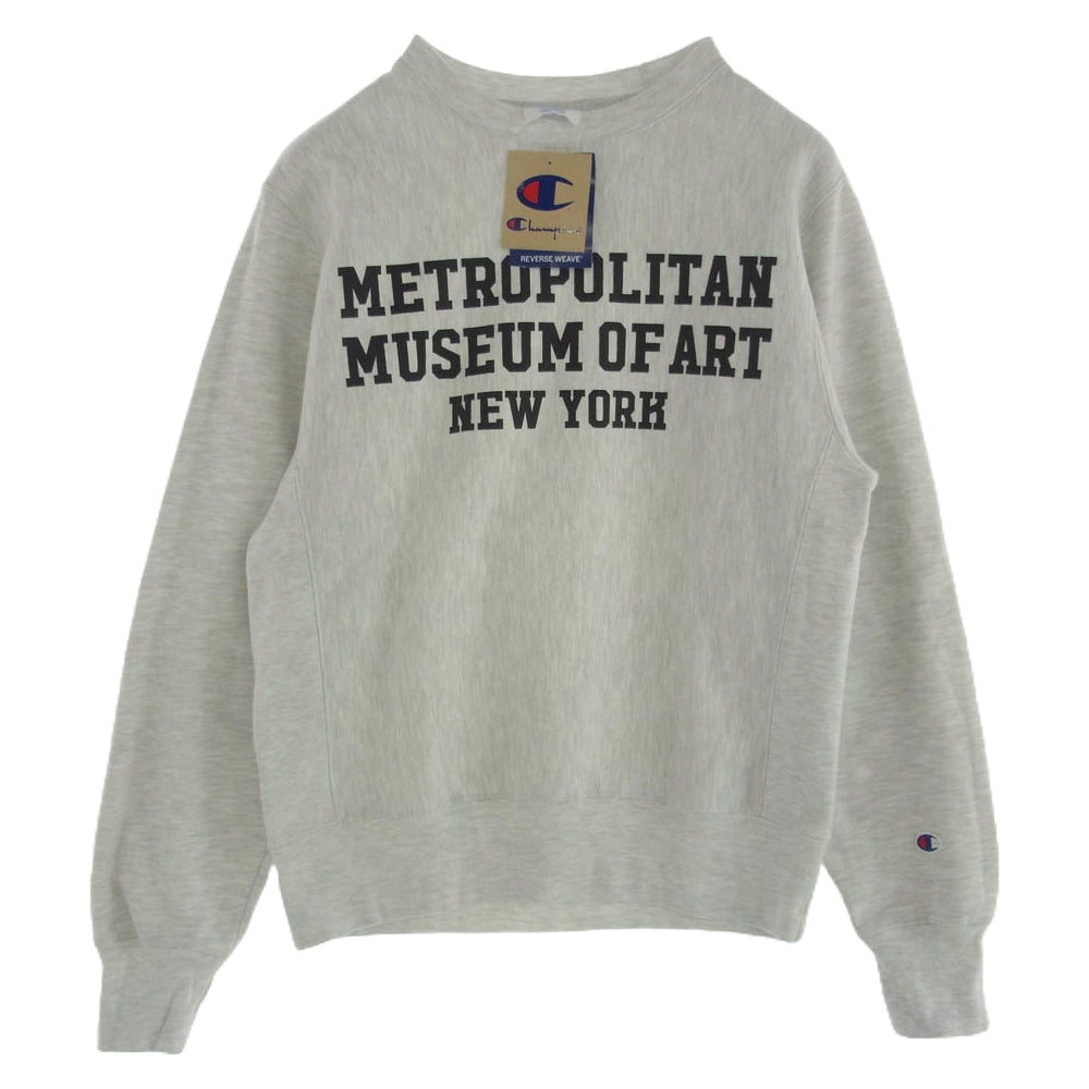 Champion チャンピオン Metropolitan Museum of Art USS リバースウィーブ スウェット グレー系 M【美品】【中古】