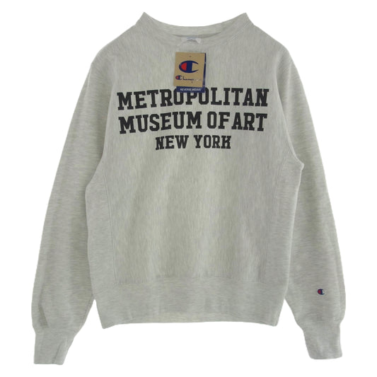 Champion チャンピオン Metropolitan Museum of Art USS リバースウィーブ スウェット グレー系 M【美品】【中古】