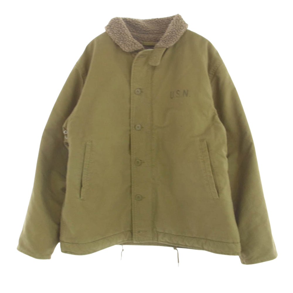 ワイパー 23WP04 U.S.NAVY N-1 デッキ ジャケット カーキ系 44【中古】