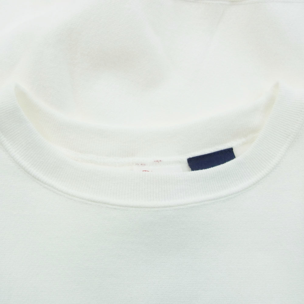 Champion チャンピオン C5-W0004 USA製 YALE エール カレッジ プリント リバースウィーブ スウェット ホワイト系 L【極上美品】【中古】
