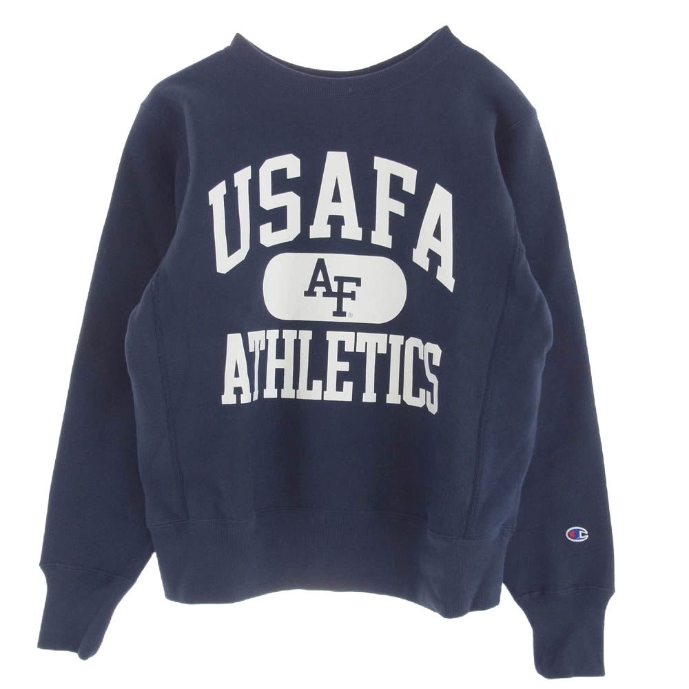 Champion チャンピオン C3-Y013 リバースウィーブ USAFA 青タグ 70s復刻 スウェット ネイビー系 M【極上美品】【中古】