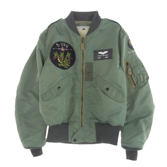 TOY'S McCOY トイズマッコイ TMJ2314 TYPE L-2B TEST SAMPLE B-57G DRAGON SEMICUSTOM テストサンプル フライト ジャケット カーキ系 M【中古】