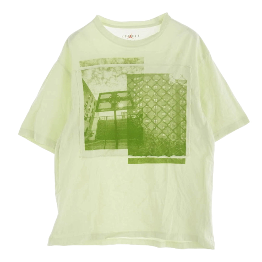 NIKE ナイキ FD4246-303 JORDAN x UNION x Bephie's Beauty Supply クルーネック 半袖 Tシャツ ライトグリーン系 M【中古】