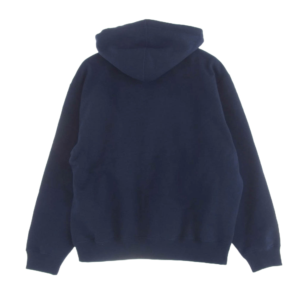 Supreme シュプリーム 24SS × Champion Zip Up Hooded Sweatshirt チャンピオン ジップ フーディー パーカー ネイビー系 M【極上美品】【中古】