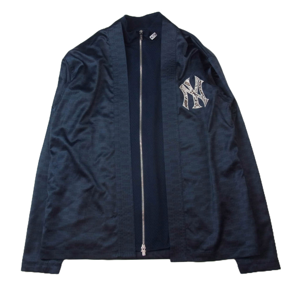 KITH キス 20AW MLB New York Yankees ニューヨークヤンキース New Era ニューエラ Sport GI JACKET ジャケット ネイビー系 S【中古】