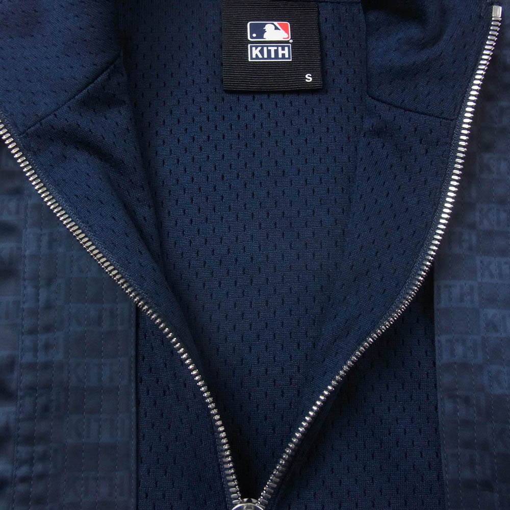KITH キス 20AW MLB New York Yankees ニューヨークヤンキース New Era ニューエラ Sport GI JACKET ジャケット ネイビー系 S【中古】