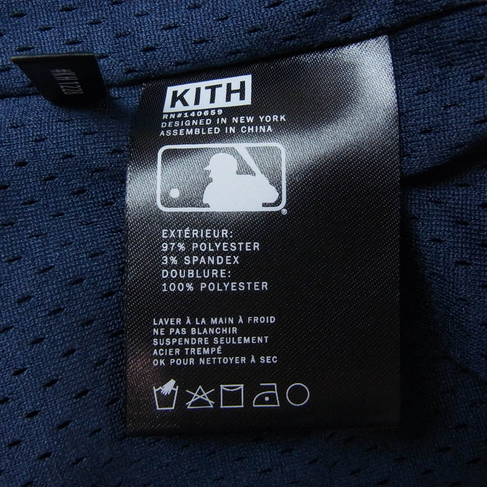 KITH キス 20AW MLB New York Yankees ニューヨークヤンキース New Era ニューエラ Sport GI JACKET ジャケット ネイビー系 S【中古】