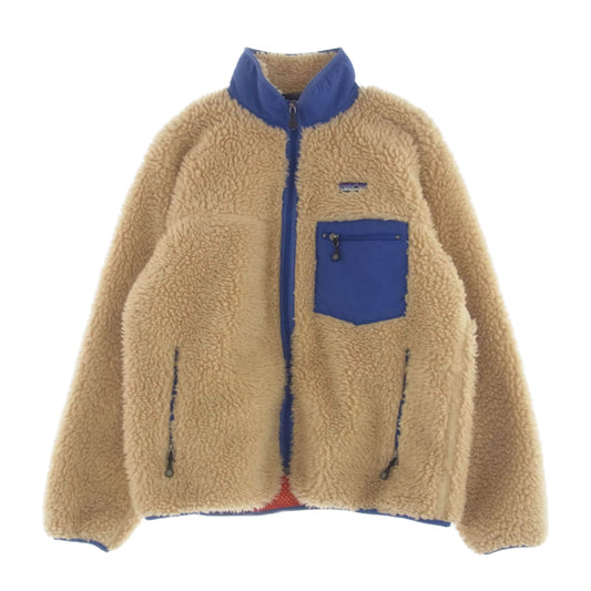 patagonia パタゴニア 23024F4 04年製 クラシック レトロ カーディガン フリース ジャケット ベージュ系 M【中古】