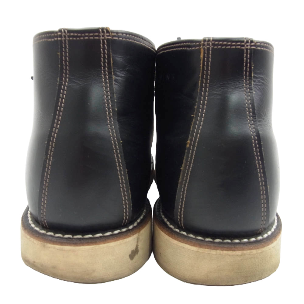 RED WING レッドウィング 9852 犬タグ 茶芯 IRISH SETTER CHUKKA アイリッシュセッター チャッカ ブーツ ブラック系 8【中古】