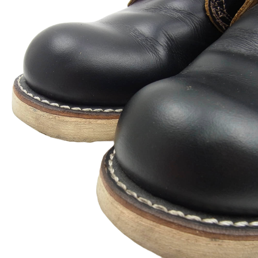 RED WING レッドウィング 9852 犬タグ 茶芯 IRISH SETTER CHUKKA アイリッシュセッター チャッカ ブーツ ブラック系 8【中古】