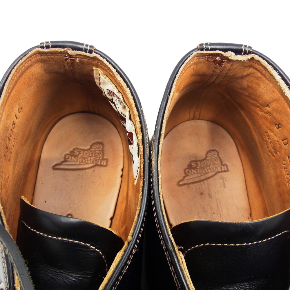 RED WING レッドウィング 9852 犬タグ 茶芯 IRISH SETTER CHUKKA アイリッシュセッター チャッカ ブーツ ブラック系 8【中古】