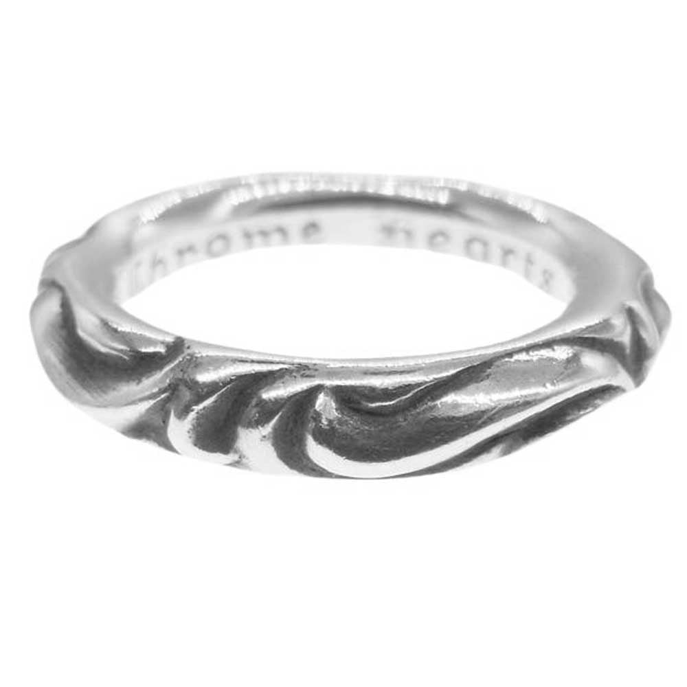CHROME HEARTS クロムハーツ（原本無） SCRL BAND スクロール バンド リング シルバー系 16.5号【中古】
