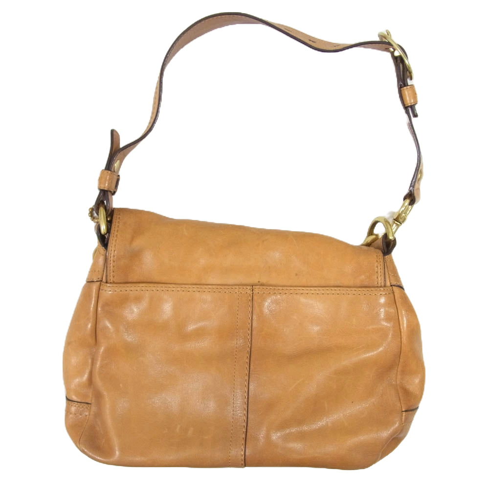 COACH コーチ 11840 レザー ワンショルダー バッグ ブラウン系【中古】