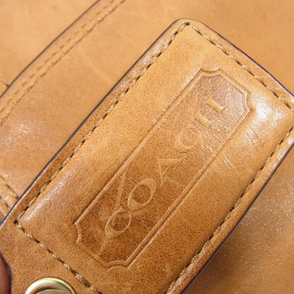 COACH コーチ 11840 レザー ワンショルダー バッグ ブラウン系【中古】