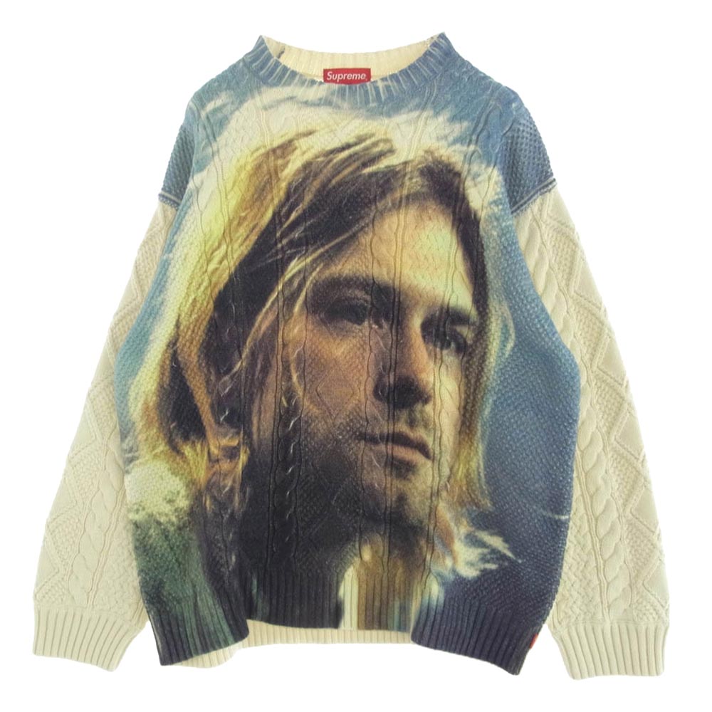 Supreme シュプリーム 23SS Kurt Cobain Sweater カート コバーン セーター ニット マルチカラー系 L【美品】【中古】