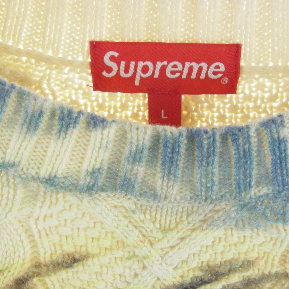 Supreme シュプリーム 23SS Kurt Cobain Sweater カート コバーン セーター ニット マルチカラー系 L【美品】【中古】