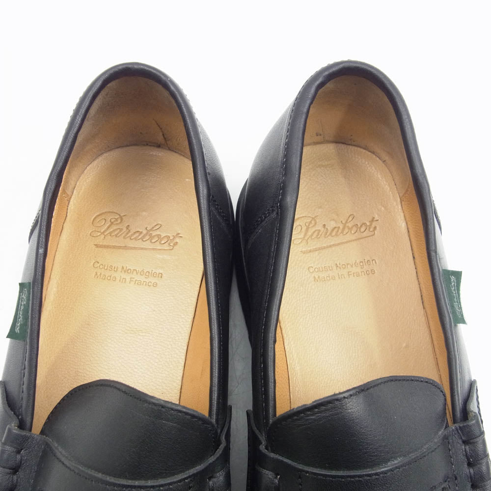 Paraboot パラブーツ 69614 REIMS ランス レザー ローファー ブラック系 UK8【中古】