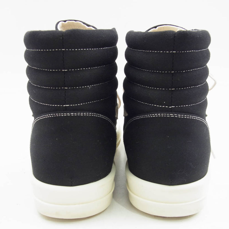 Rick Owens リックオウエンス 24SS DU01D1810 NDKLVS DRKSHDW VINTAGE HIGH SNEAKS ダークシャドウ ヴィンテージ ハイカット スニーカー ブラック系 42.5【中古】