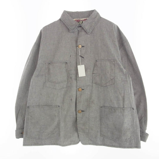 SAINT MICHAEL セントマイケル SM-YS1-0000-C54 Saint Mxxxxxx BB DENIM JKT STRIPE ワークジャケット ブラック系 XL【極上美品】【中古】