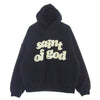 FEAR OF GOD フィアオブゴッド FGSNT50-310A x Saint Mxxxxxx SAINT MICHAEL セントマイケル Saint of God Hoodie フーディ パーカー ブラック系 3【中古】