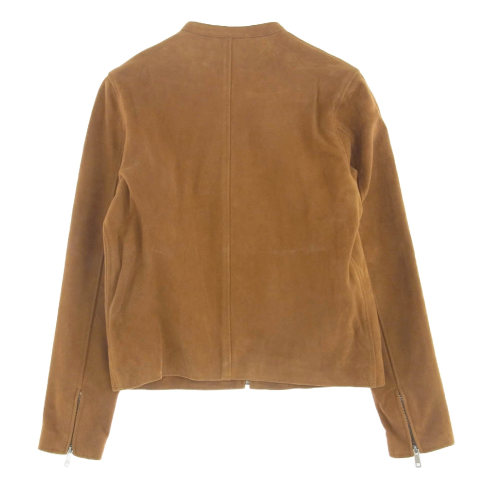 JOURNAL STANDARD ジャーナルスタンダード ゴートレザー スウェード スエード シングル ライダースジャケット ブラウン系【中古】