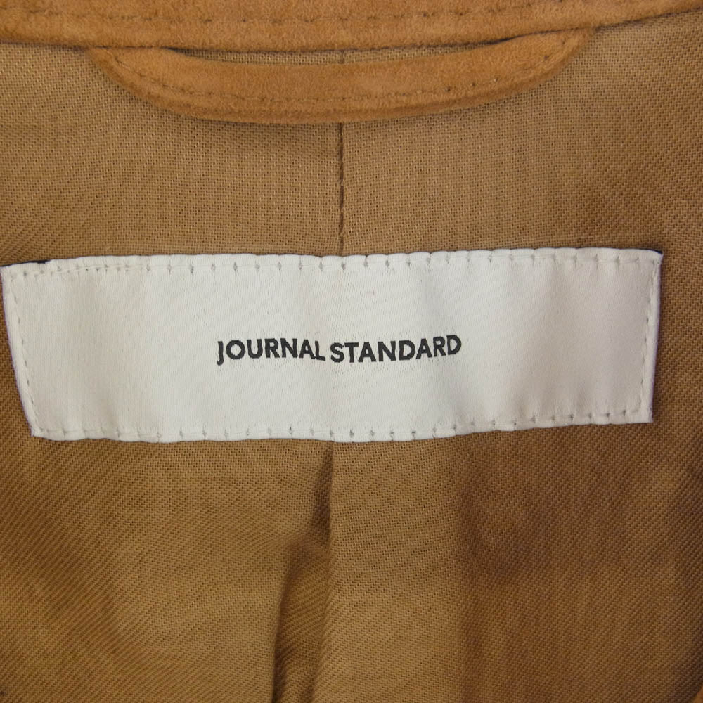 JOURNAL STANDARD ジャーナルスタンダード ゴートレザー スウェード スエード シングル ライダースジャケット ブラウン系【中古】