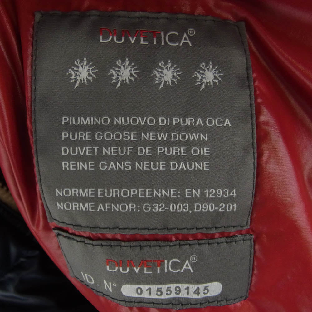 DUVETICA デュベティカ 1140-00-1035R ACE アチェ ダウン ロング コート ネイビー系 40【中古】