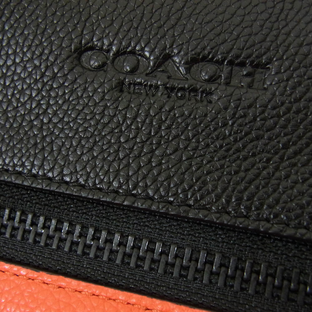COACH コーチ 72101 バワリー クロスボディ ショルダーバッグ レッド系【美品】【中古】