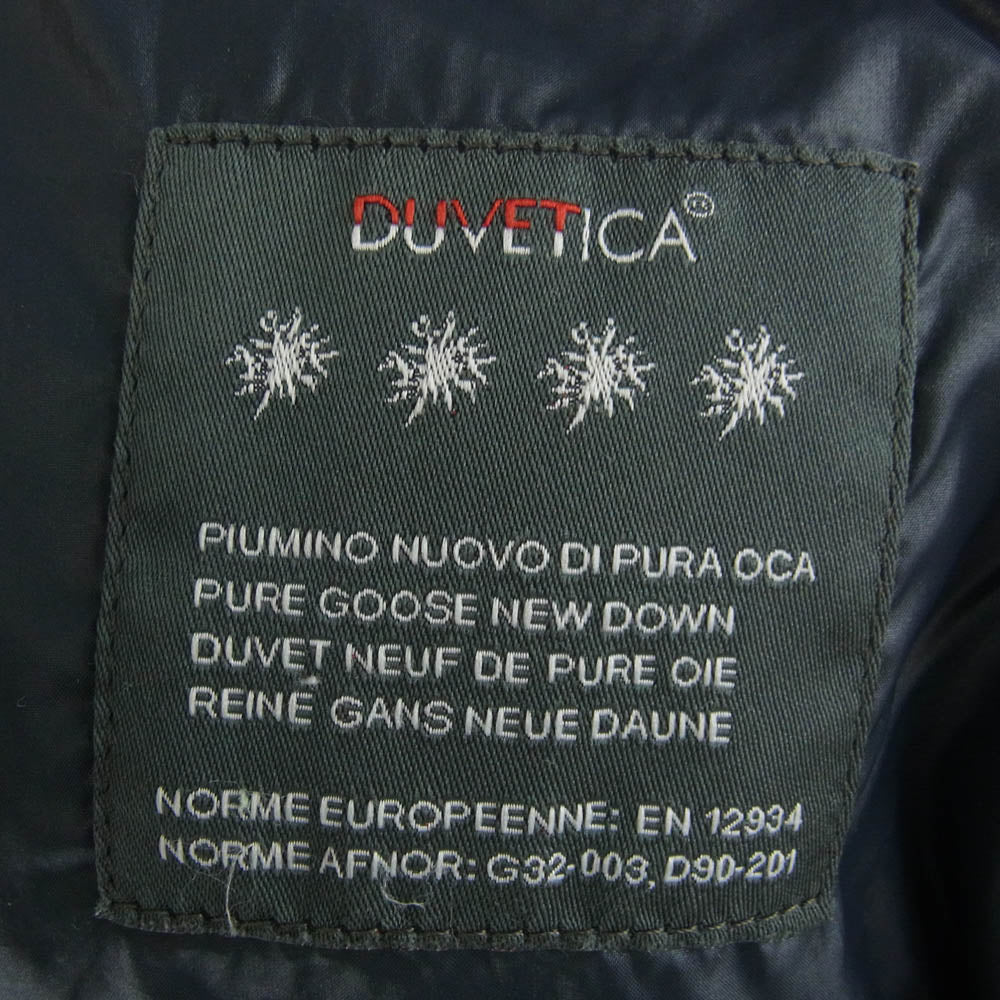 DUVETICA デュベティカ MFN-1001R ADHARA アダラ ラクーン ファー ダウン ジャケット グレー系 ネイビー系 40【中古】