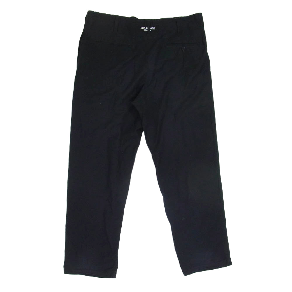 Yohji Yamamoto POUR HOMME ヨウジヤマモトプールオム 19SS HH-P06-002 ドローコード イージー ワイド パンツ 紐パンツ ブラック系 1【中古】