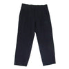 PRADA プラダ イタリア製 1タック ボタンフライ ウール スラックスパンツ ブラック系 44【中古】