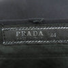 PRADA プラダ イタリア製 1タック ボタンフライ ウール スラックスパンツ ブラック系 44【中古】