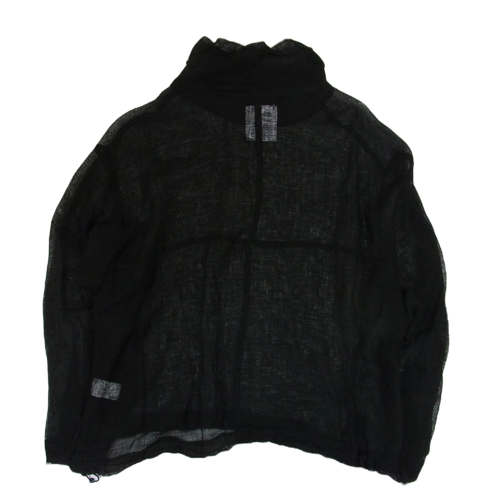 アンセルム 23SS ANC-SH35 LINEN PULLOVER SHIRT リネン プルオーバー シャツ ブラック系 2【中古】