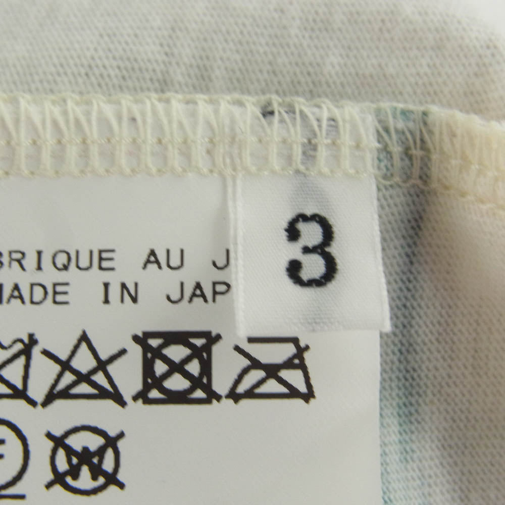 Yohji Yamamoto POUR HOMME ヨウジヤマモトプールオム HZ-T43-080 YUUKA ASAKURA INKJET PRINTED LONG SLEEVE ロング スリーブ Tシャツ 長袖 カットソー マルチカラー系 3【中古】