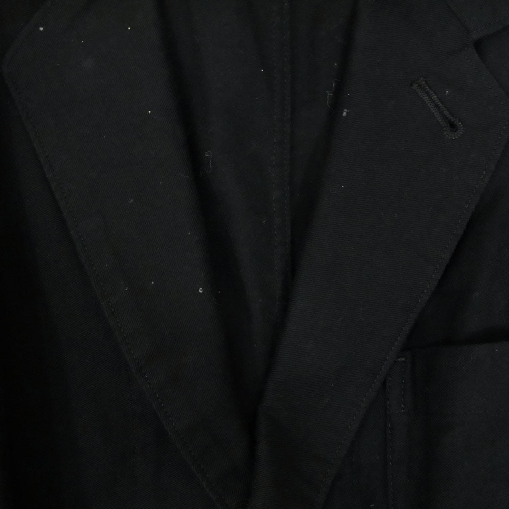 Yohji Yamamoto POUR HOMME ヨウジヤマモトプールオム 19SS HH-J06-002 PRODUCE プロデュース 3B コットン テーラードジャケット ブラック系 2【中古】