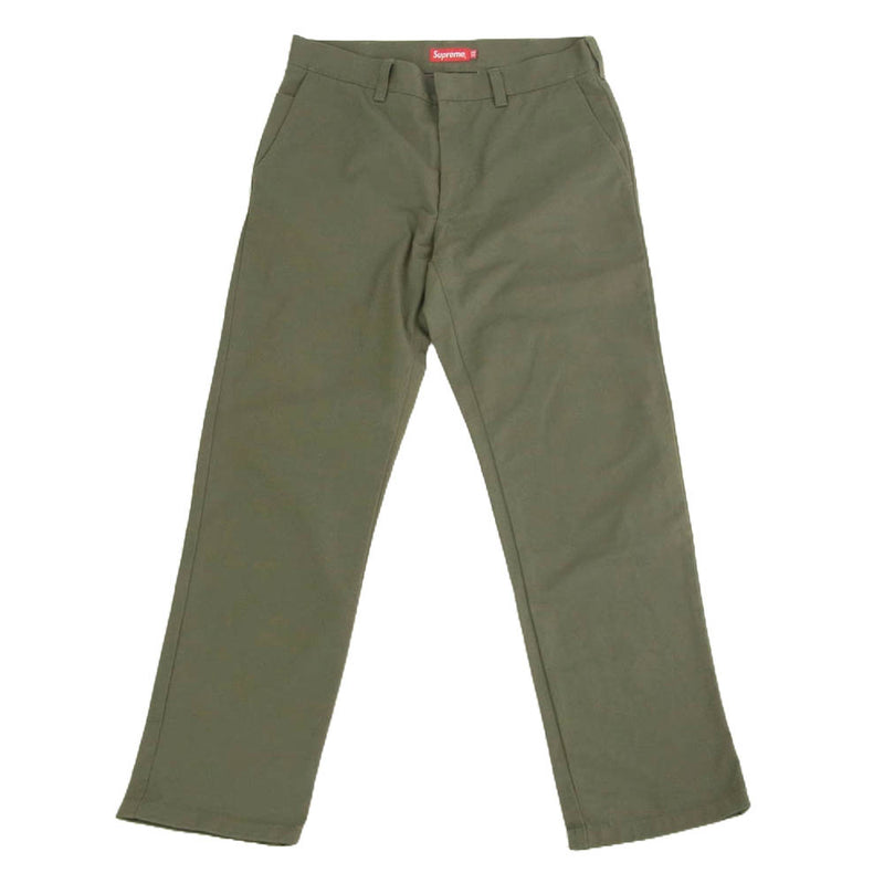 Supreme シュプリーム Work Pant ワーク チノ パンツ カーキ系 32【中古】