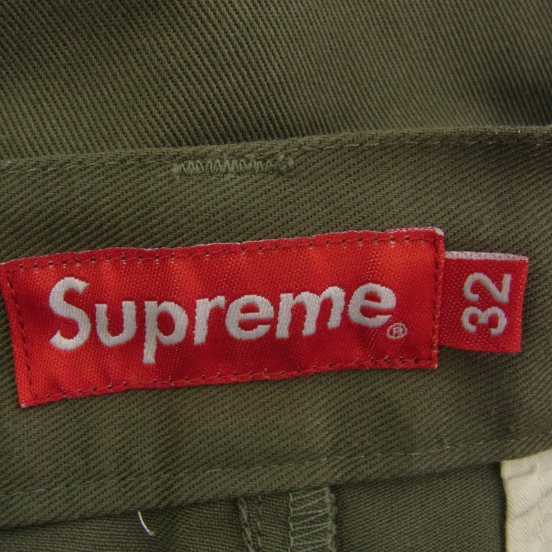 Supreme シュプリーム Work Pant ワーク チノ パンツ カーキ系 32【中古】