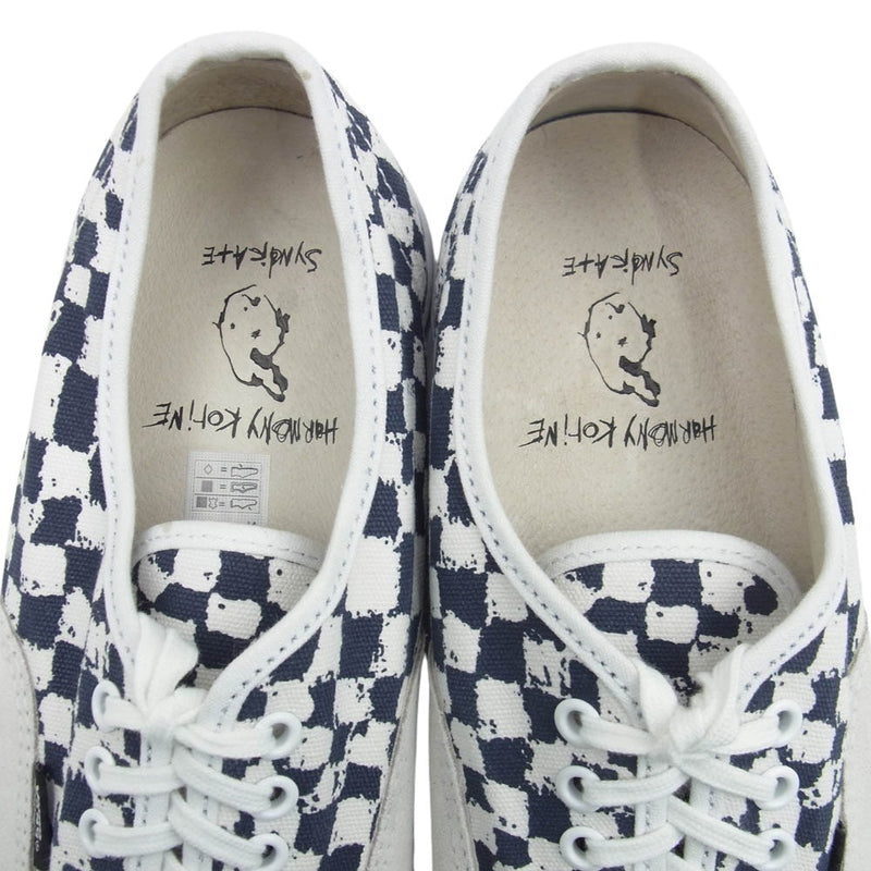 VANS バンズ VN-00ZRFFY Harmony Korine SYNDICATE AUTHENTIC PRO S オーセンティック プロ スニーカー ネイビー系 グレー系 27.5cm【極上美品】【中古】