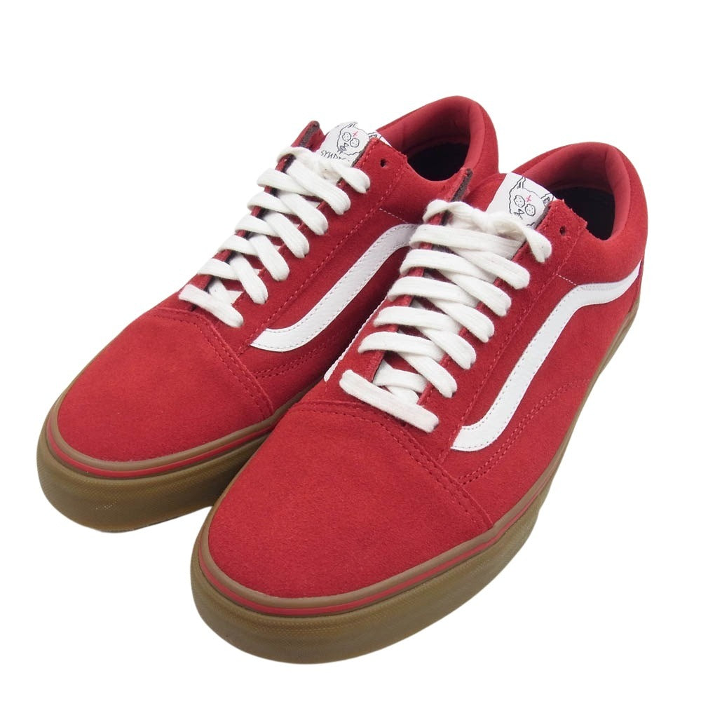 VANS バンズ VN-0QHM8LL × Golf Wang Old school PRO S オールドスクール プロ スニーカー レッド系 27.5cm【美品】【中古】