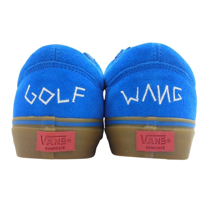 VANS バンズ VN-0QHM8LJ × Golf Wang Old school PRO S オールドスクール プロ スニーカー ブルー系 27.5cm【極上美品】【中古】