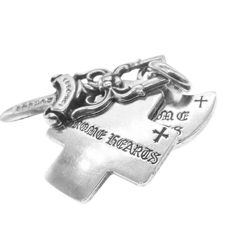 CHROME HEARTS クロムハーツ（原本無） 3TRINKETS スリートリンケッツ ペンダントトップ シルバー系【中古】