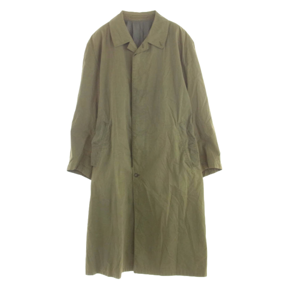 Ermenegildo Zegna エルメネジルドゼニア ステンカラー コート カーキ系 50【中古】