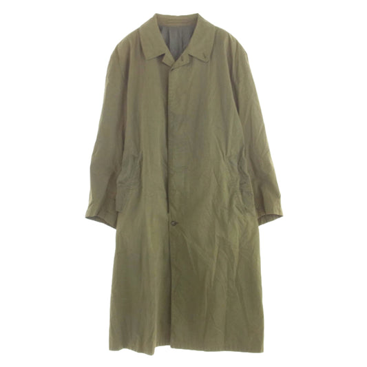 Ermenegildo Zegna エルメネジルドゼニア ステンカラー コート カーキ系 50【中古】