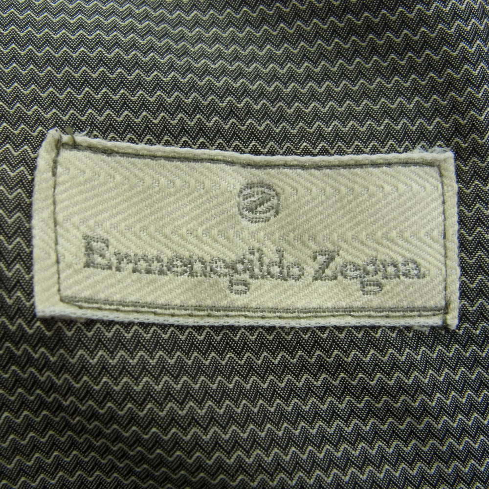 Ermenegildo Zegna エルメネジルドゼニア ステンカラー コート カーキ系 50【中古】