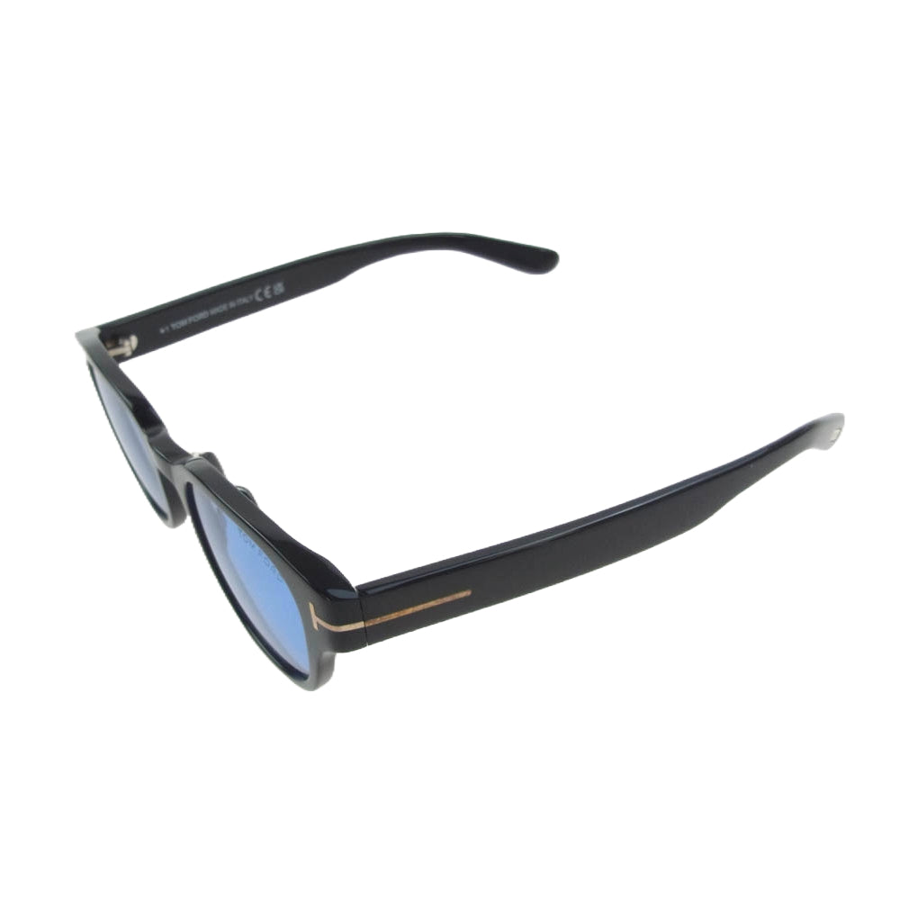 TOM FORD トムフォード F1041-D ECO 01V サングラス アイウェア ブラック系 ※レンズの色　ブルー系【中古】