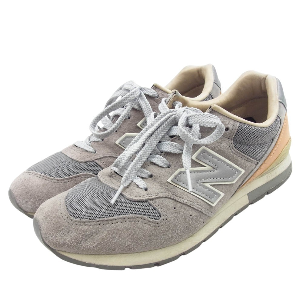 NEW BALANCE ニューバランス MRL996UY BEAUTY & YOUTH ビューティー＆ユース ユナイテッドアローズ 別注 カラー 996 スエード ローカット スニーカー グレー系 26cm【中古】